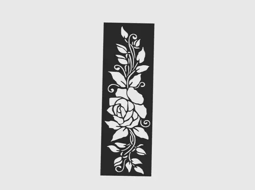 BookMark Flowers Rose Minimal
