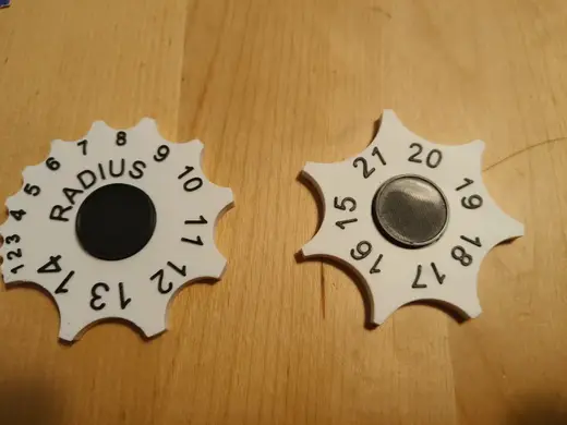 radius gauge metric