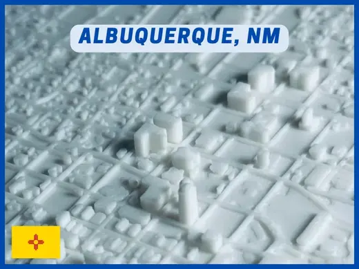 Albuquerque, NM - Tiny 3D City