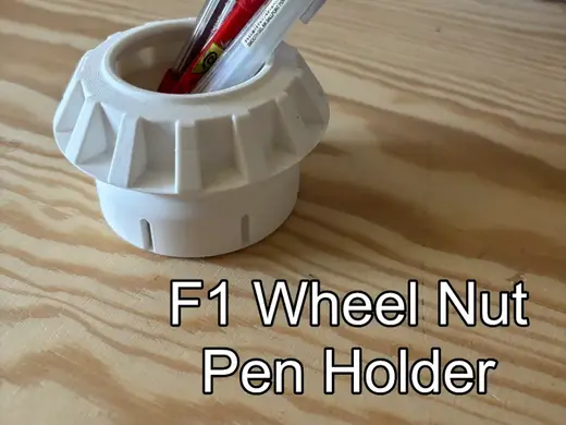 F1 Wheel Nut Pencil Holder (NO AMS/TOOLS)