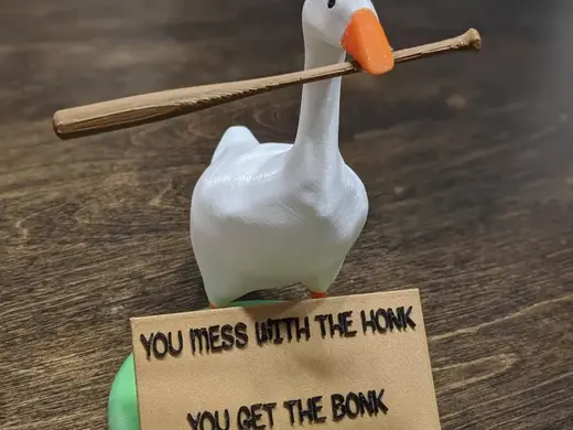 Mess with the honk you get the bonk