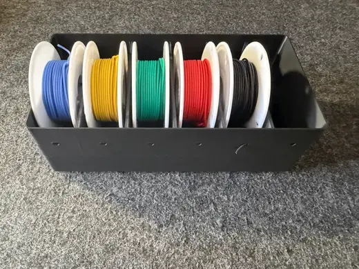 Gridfinity Wire Spool Holder 22mm x 62mm