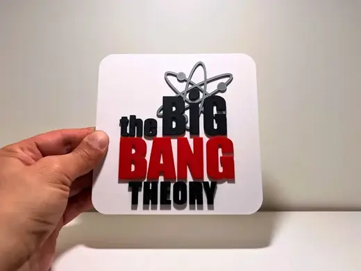 Pop Culture Fandom Logo Plate | Big Bang Theory