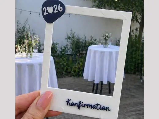 Polaroid Foto | Fotorahmen | Bild | Konfirmation