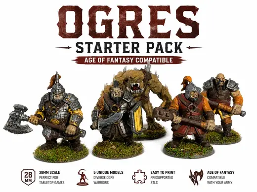 Ogres Starter Pack (28mm) - Age of Fantasy