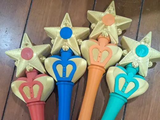 Sailor Scouts' Star Power Sticks (AMS Required)