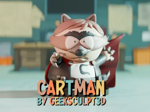 South Park Cartman as The Coon Figurine