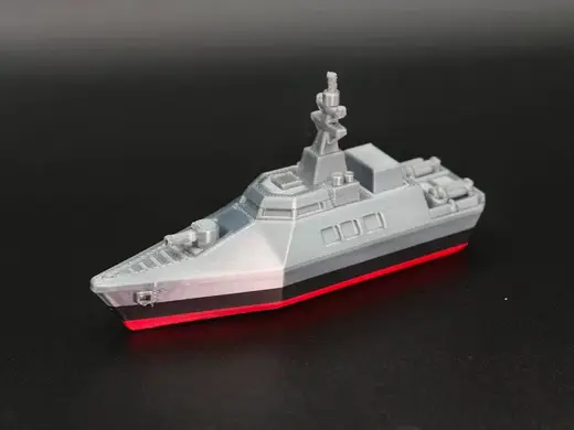 可以浮在水上的军舰