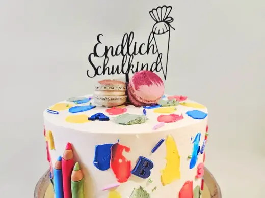Schulkind Einschulung Cake Topper Kuchen