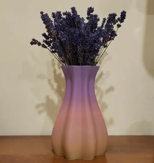 beautiful wavy vase