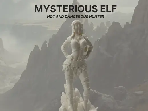Misterious Elven Lady Hot dangerous leven huntress