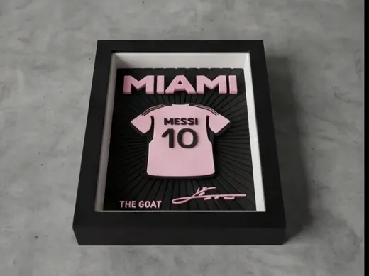 Customizable Nook Frame – Miami Messi