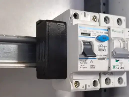 ESPHome ESP32 DIN-Rail Case (parametric)