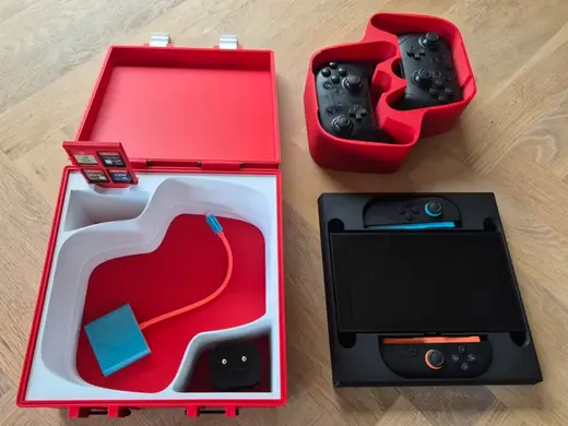 Switch 2 Storage Box | Fits 2 Pro Controllers