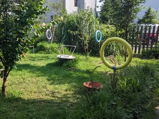 FPV race gate - swimming pool noodle link