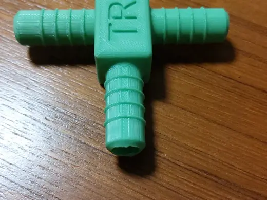 té tuyau 13mm