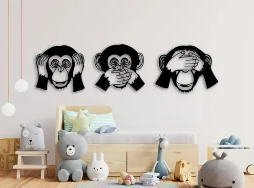 Wall Art - 3 Monkeys
