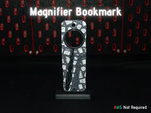 Magnifier Bookmark - Hueforge