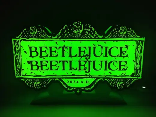 Beetlejuice 2 LED Lamp – Supernatural Style Glow