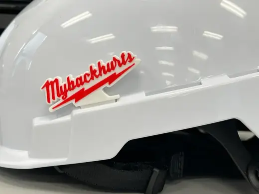 Mybackhurts helmet clip