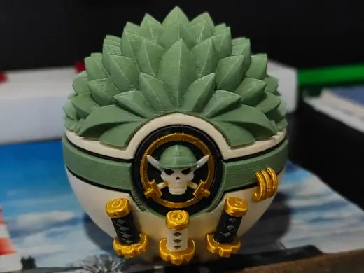 Roronoa Zoro Pokéball – A Three-Sword Style Catch