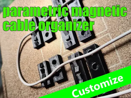 Parametric Magnetic Cable Management System