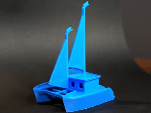 3D Benchy CATAMARANO a vela