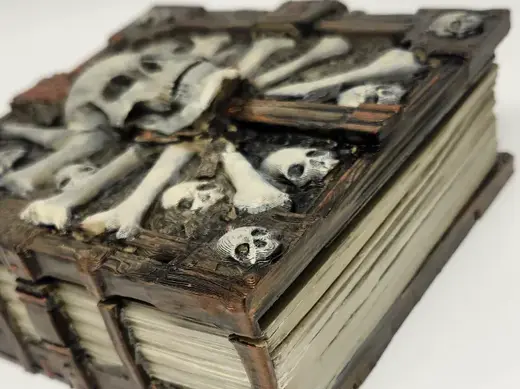Necromancer Codex Spell Book Stash Box | Dice Box