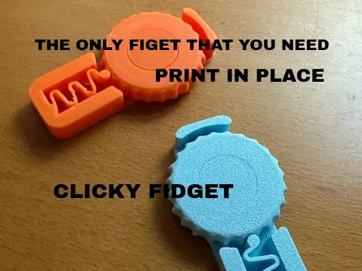 Print in place clicky thing