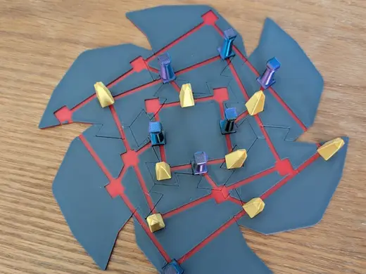 Twist on the Classic Nine Men's Morris Board Game
