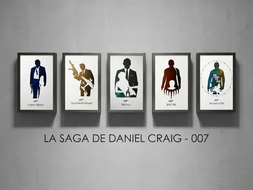 LITÓFANAS DE JAMES BOND 007 DE DANIEL CRAING