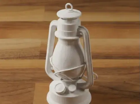 Old oil lamp