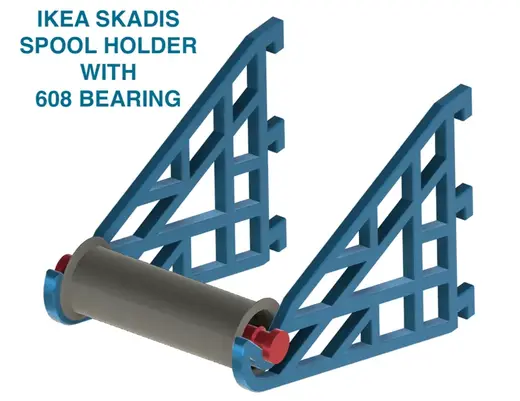 Slim Filament Holder (IKEA Skadis)