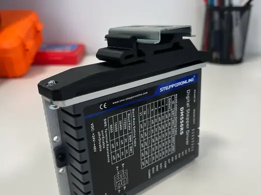 Stepper driver DM556RS DIN rail mount