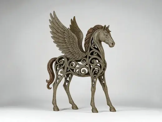 Pegaso – Escultura en Relieve Ornamental