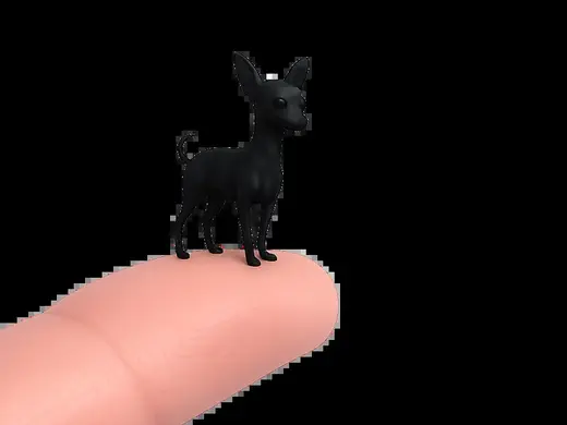 30mm Dog Miniatures - #11 Deer-Head Chihuahua