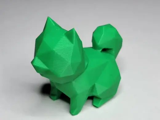 Shiba Inu Dog - Low Poly
