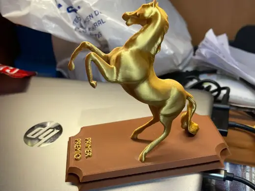 Trofeo caballo hípica primer puesto
