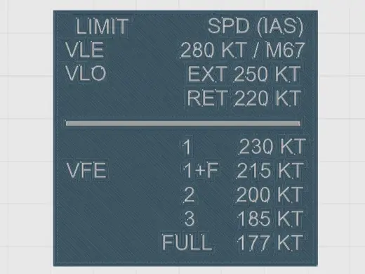 Speed Plate A320