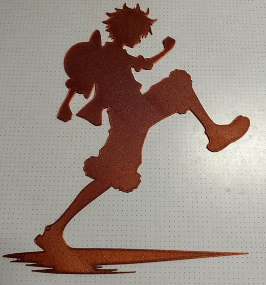 Luffy / Ruffy (Onepiece) Silhoutte WallArt