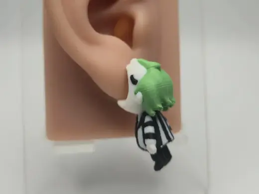 Beetlejuice Chomper Earrings