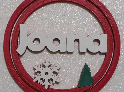 Spinning Christmas Ball Editable