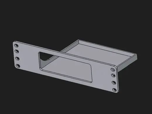 GEEKOM A9 Max - 4/3U Mini PC Tray for 10" Rack