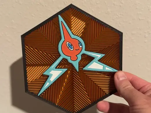 #479 Rotom Hex Wall Art