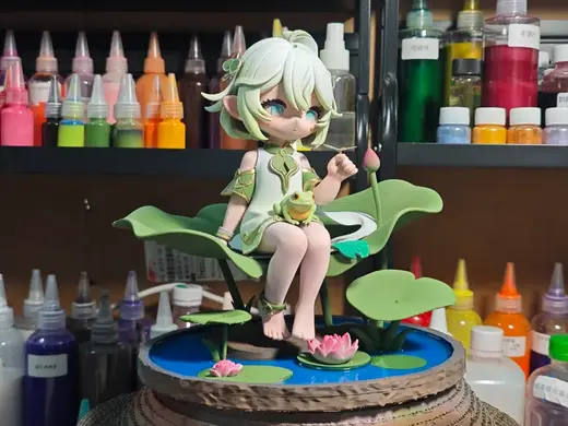 《原神》纳西妲 草神 坐姿 21cm 手办 已分件 易上色