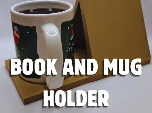 MUG AND BOOK HOLDER IN ONE