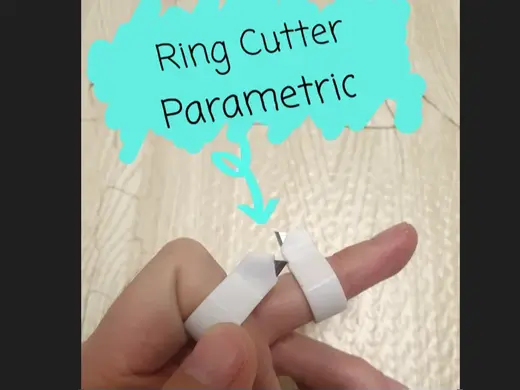 Hands-Free Ring Cutter (Parametric Model)v1.0.1