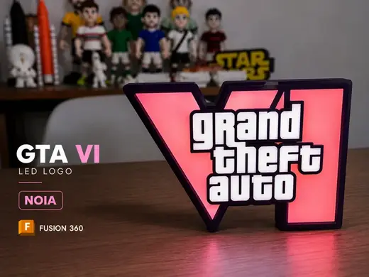 GTA VI LOGO LED / NO IA