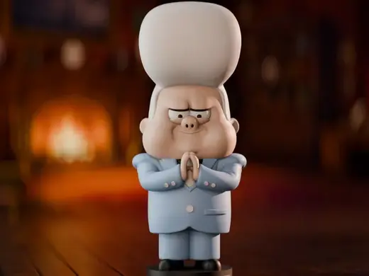 Gravity Falls Gideon Gleeful Collectible Art