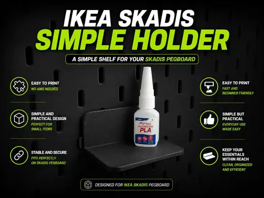 Ikea Skadis Simple Holder